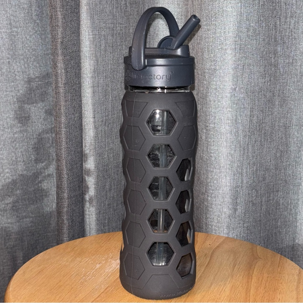 Lifefactory Gray 22 oz Water Bottle